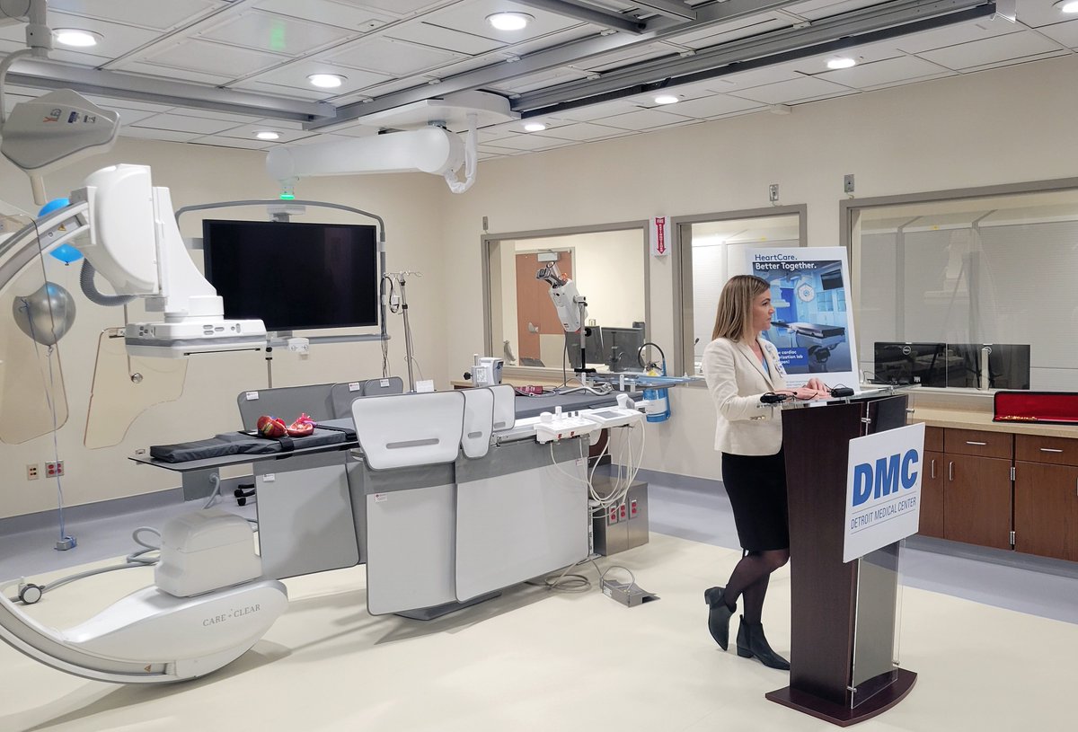 Today we celebrated the next step in heart care at the DMC Heart Hospital with a ribbon cutting for our new hybrid cardiac catheterization lab. This investment further strengthens our commitment to providing advanced heart and vascular care in the heart of midtown Detroit.