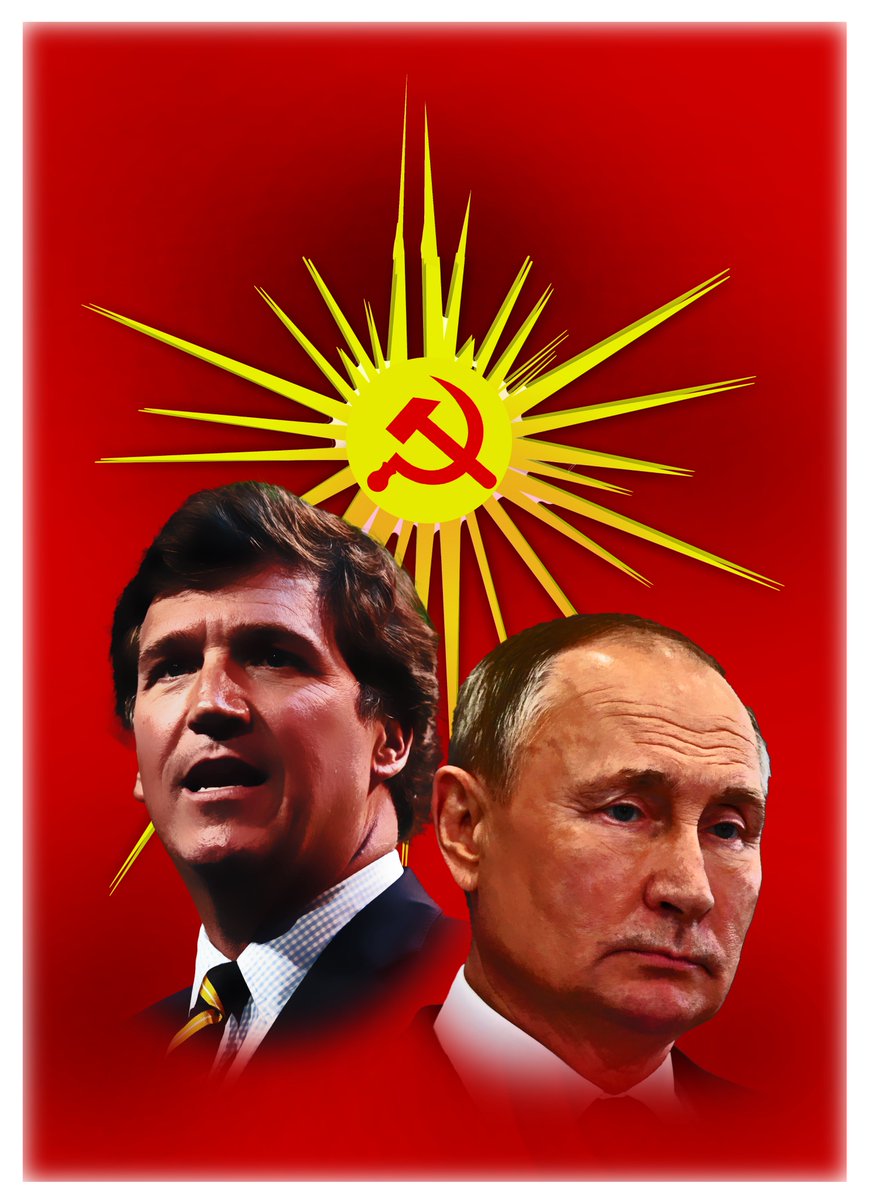 GarbageFiesta's tweet photo. Vladimir Putin, Tucker Carlson, Interview - Am I missing anything? https://t.co/qnrcDSvT0S https://t.co/OCcPKzs65Y