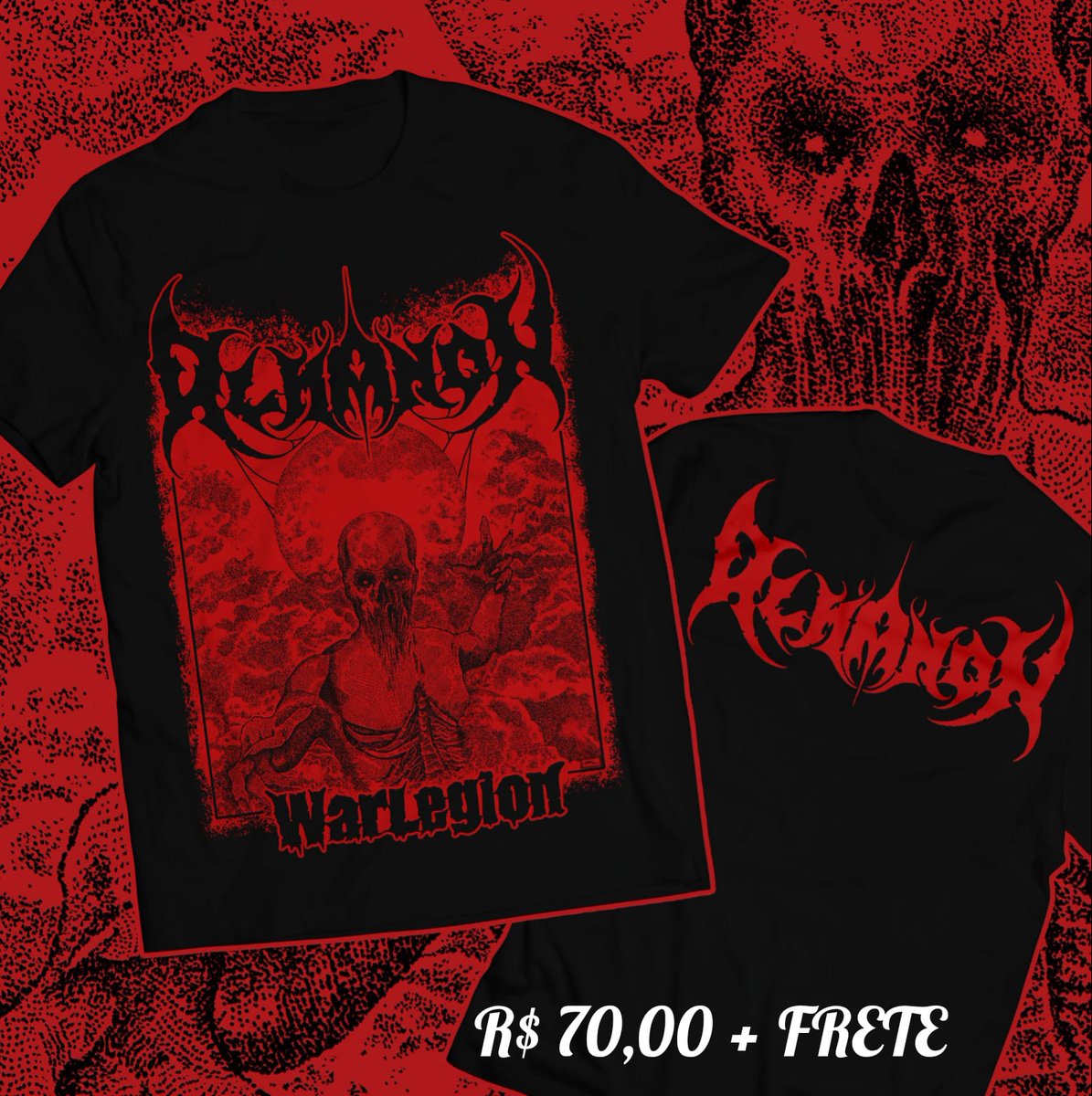 SFPressPR's tweet photo. 🔥 ALMANON na área! 🔥 Pegue suas armas de batalha: novas camisetas do 'Warlegion' já estão disponíveis! Apoie o Metal Nacional e garanta a sua antes que se esgotem por apenas R$ 70,00 (+frete)! 🤘 #Metal #Warlegion #Camisetas #Almanon
Adquira aqui 👉https://t.co/twDx7ESMlV https://t.co/1GBnrKO7e0