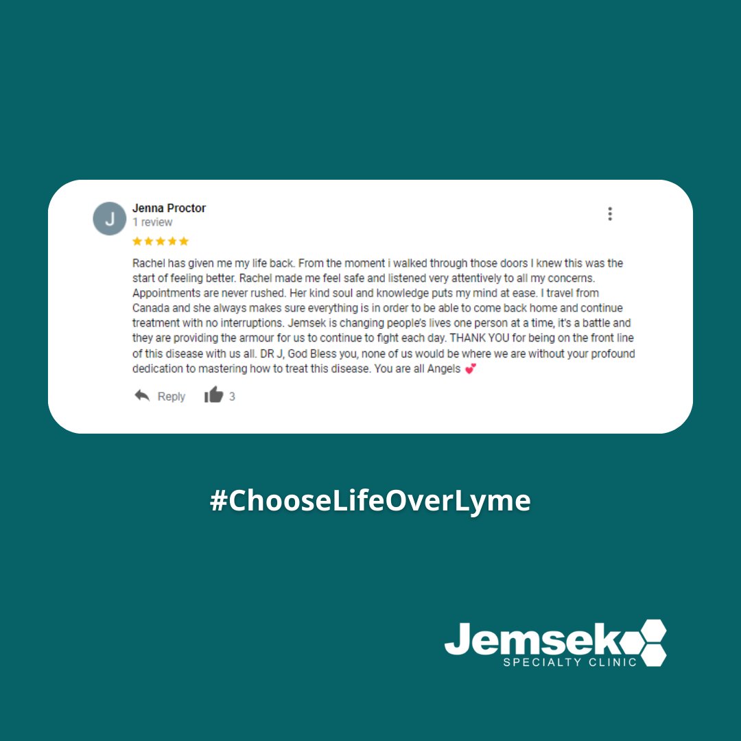 Communication is vital in providing high-quality healthcare. Our providers take the time to listen, explain treatment options, and provide the necessary support throughout your healing journey. 

#JemsekProtocol
#GoogleReviews