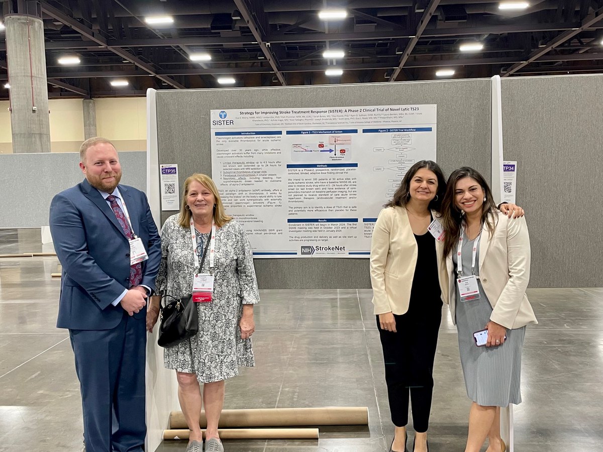SISTER Trial (@sistertrial) on Twitter photo SISTER at #ISC24 #OnGoingClinicalTrials
<a href="/PoojaKhatriMD/">Pooja Khatri</a>
<a href="/eva_mistry/">Eva A. Mistry, MBBS, MSCI, FAHA</a>
<a href="/UCStrokeTeam/">UCStrokeTeam</a>
<a href="/uc_health/">UC Health</a>
<a href="/uofcincy/">University of Cincinnati</a> SISTER at #ISC24 #OnGoingClinicalTrials
<a href="/PoojaKhatriMD/">Pooja Khatri</a>
<a href="/eva_mistry/">Eva A. Mistry, MBBS, MSCI, FAHA</a>
<a href="/UCStrokeTeam/">UCStrokeTeam</a>
<a href="/uc_health/">UC Health</a>
<a href="/uofcincy/">University of Cincinnati</a>