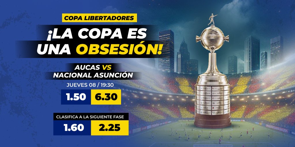¡El Papá se siente en casa! 🙌⚽

El Aucas inicia su reto en la Libertadores y jugando de local, ¿cuántos goles podría anotar? 🤔
Recordemos que esta es la segunda participación del club ecuatoriano en el torneo. 🏆