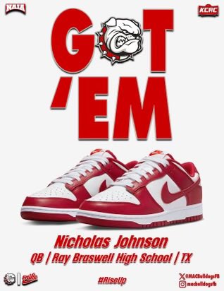 NickJohnsonQB's tweet photo. New Er8 !! 🔴⚪️

@MACBulldogsFB  @CoachJFisc @BryceChavis https://t.co/cXXr1T7NUj
