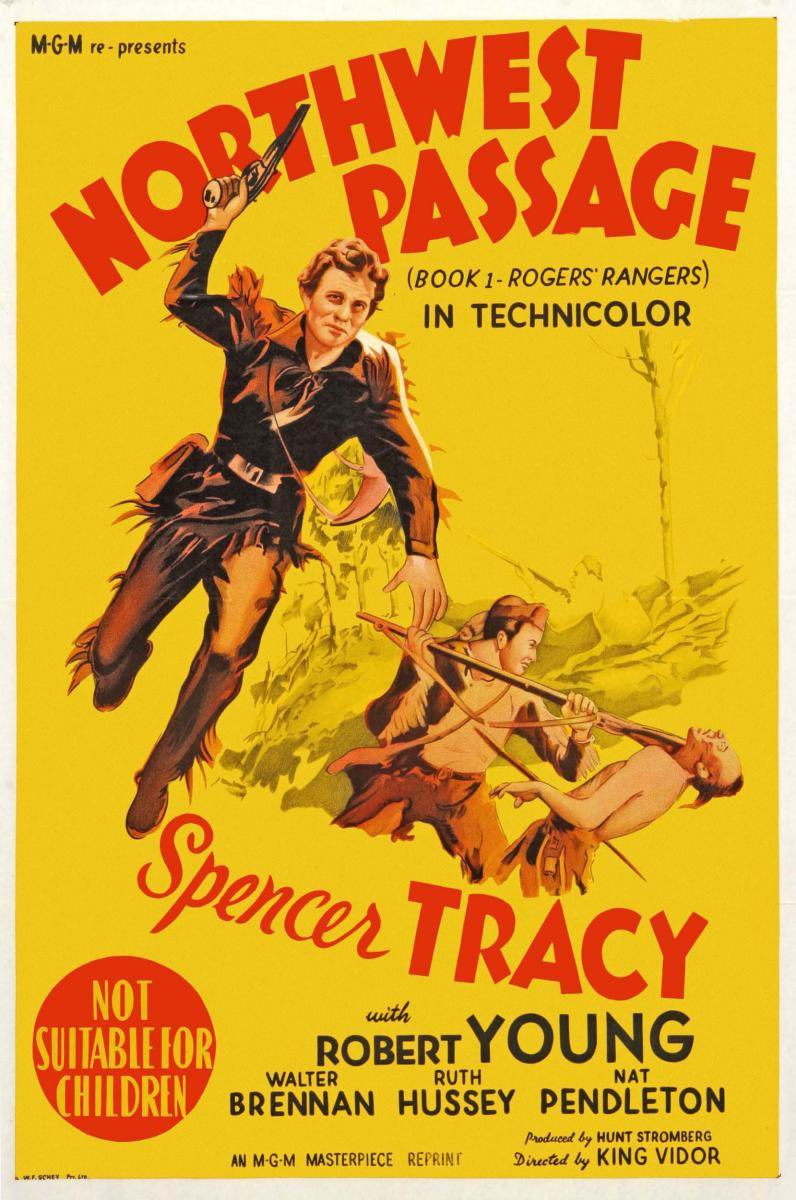 Y además dirigió esta película de aventuras que es una auténtica maravilla. #PasoAlNoroeste (1940) #KingVidor