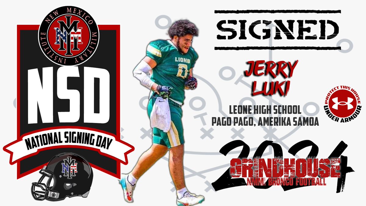 nmmibroncos's tweet photo. Welcome @jerryluki5061 to the GRINDHOUSE! Another enforcer in the middle!! 

Amerika Samoa ➡️ New Mexico https://t.co/YCv6o6znsd