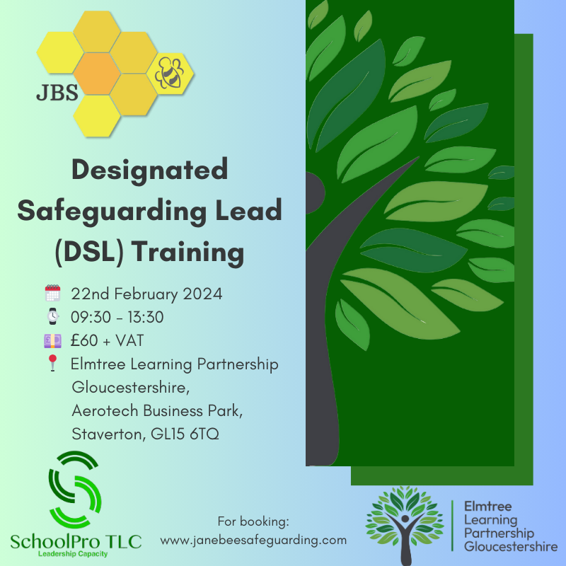 SchoolProTLC's tweet photo. π Attention School Leaders!
Elevate your safeguarding capabilities with DSL Training
ποΈ 22nd Feb 2024
β 09:30 - 13:30
π· Β£60+VAT
π Elmtree Learning Partnership Gloucestershire
Secure your spot β‘οΈ https://t.co/J0dIbs3HwN
#Safeguarding #DSLTraining #SchoolLeadership https://t.co/WnoZxjctrG
