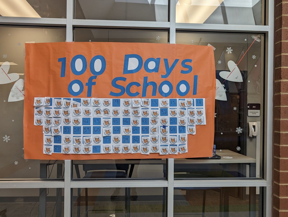 Happy 💯th day! We are still looking for 9 missing Jaguars, but had a lot of fun celebrating the 💯th day!