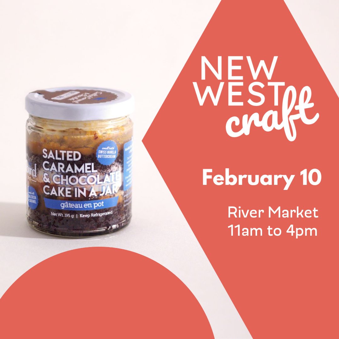 BluebirdCakery's tweet photo. POP UP ALERT! Load up on some goodies in time for Valentine's Day and visit us on Saturday at River Market in New Westminster. We'll have all our Cake in a Jars and soft launching our Cakeaways‼️

📅Saturday, Feb 10, 2024, 11am to 4pm
📍River Market, 810 Quayside Drive, New West https://t.co/SnTFqBbMi6