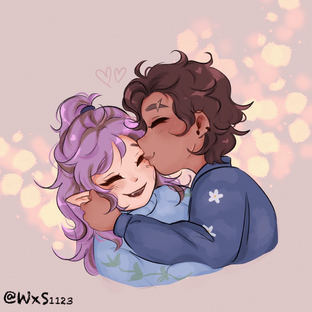 More and more kisses 💋💙💜 (2/2) . . [#TheOwlHouse #TOH #Lumity #Luz #Amity ]