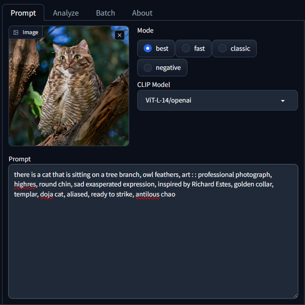 limlabs_'s tweet photo. CLIP encodes text for image generation and can be used in reverse to decode an existing image into a plausible prompt. #StableDiffusion #CLIP #AUTO111 #AIGenerated #SDXL #AI #ImageGeneration #Liminality #Liminati #Liminal #AIprompts https://t.co/I8iU23bvTk