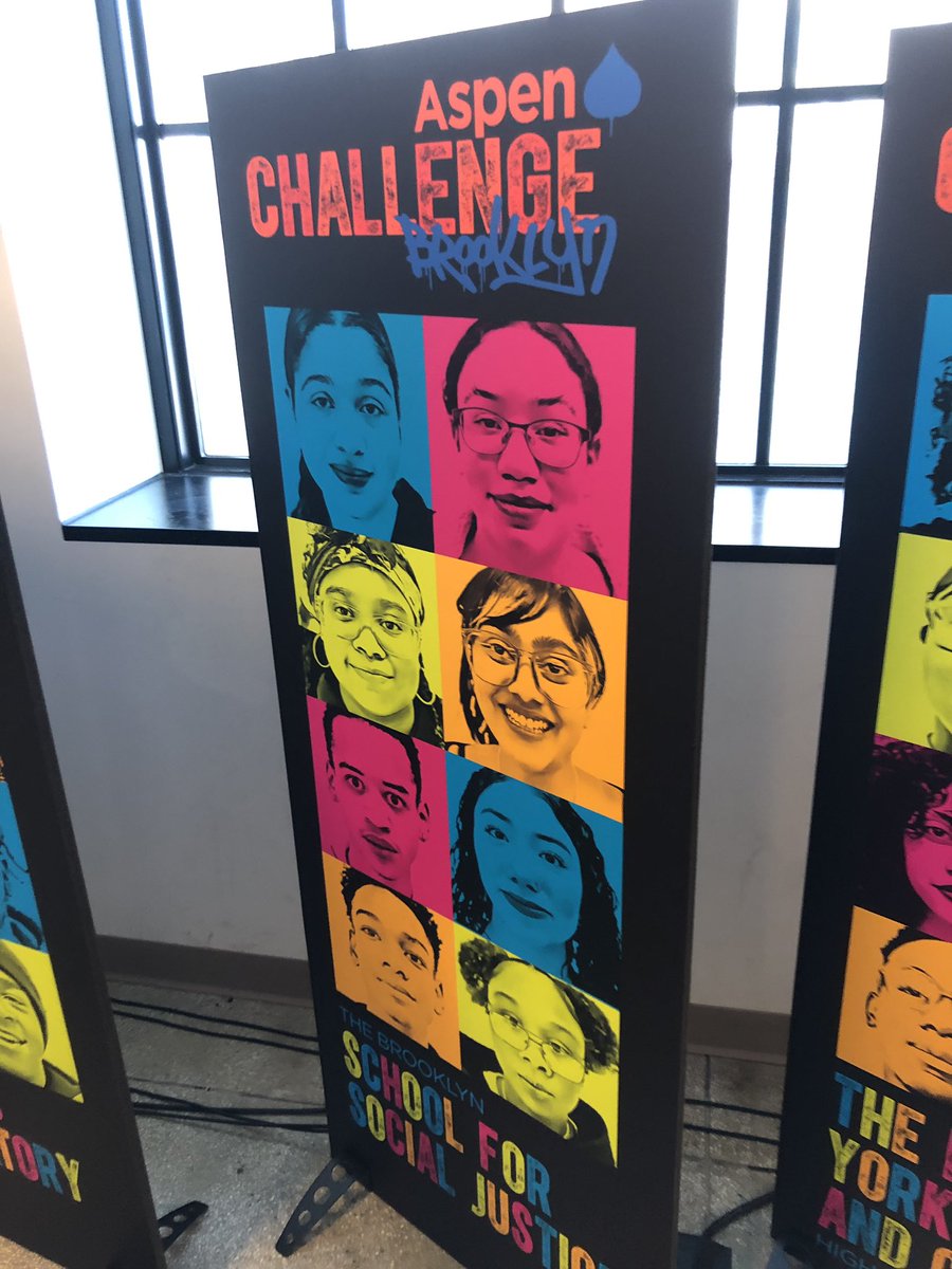 BSSJconnected's tweet photo. Shout out to Mr. George and a group of our students who participated in the ongoing Aspen Challenge with 20 other schools from Brooklyn. 
Jakayla, Aniyah, Isabella, JP, Viuris, Kimberly G, Breeonah N, and Grace are our participating students, and they killed it yesterday! https://t.co/czjhgEPjdv