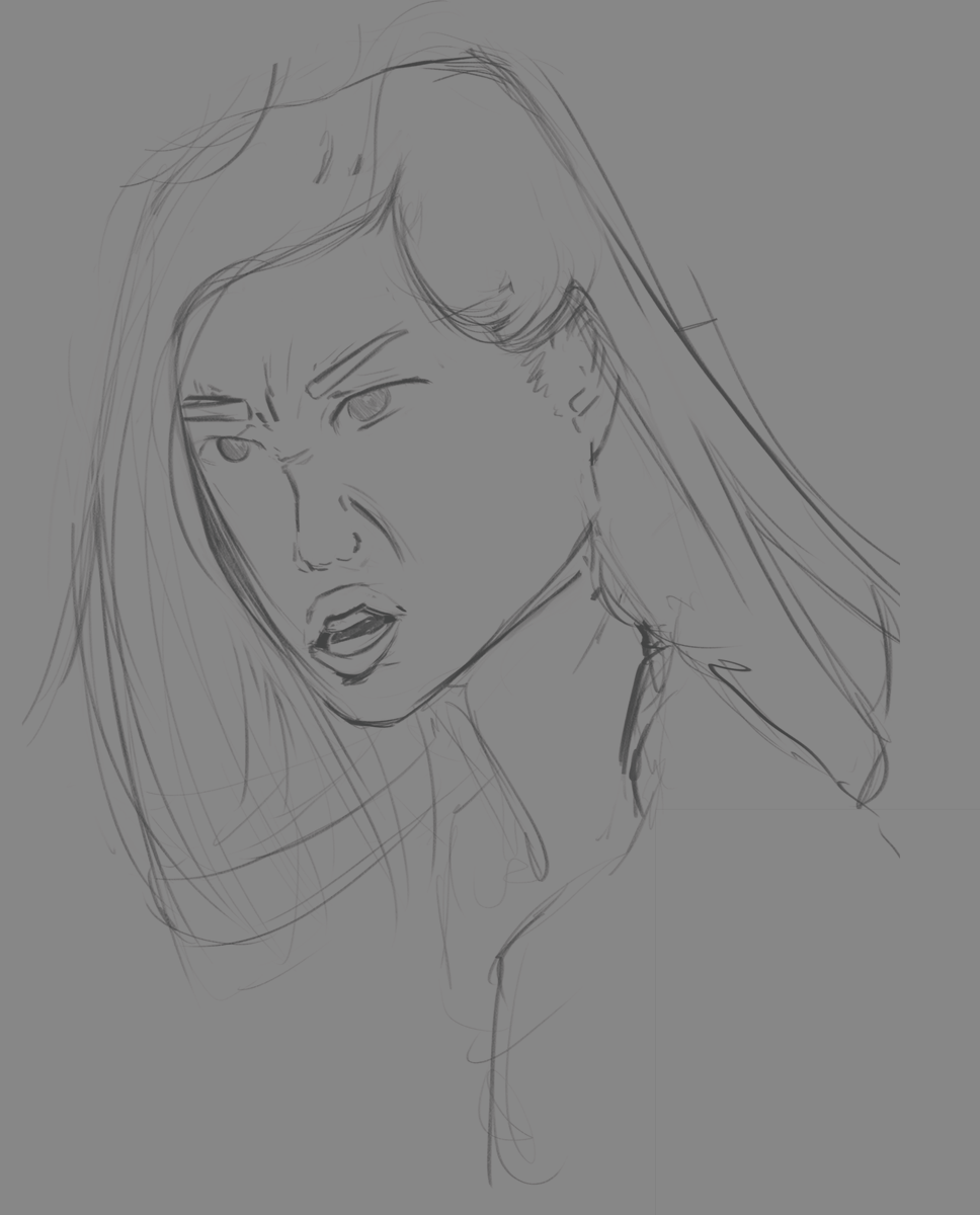 tamh_tam's tweet image. Face study, ça change de ce que je fait habituellement mais c'est marrant. Je travail les profils et side profil comme c'est mon point faibles. #facestudy #art #digitalart #xpen