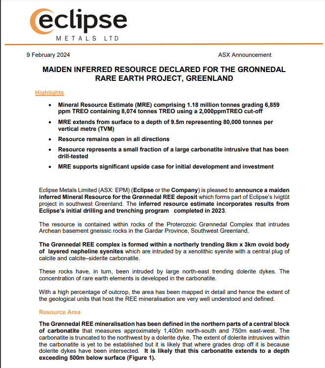 gmh_2068's tweet image. $EPM.AX @EclipseMetals more #treo is needed