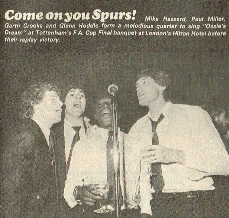 Come on you #Spurs! #MikeHazzard #PaulMiller #GarthCrooks #GlennHolddle #Shoot! 1981-06-06
