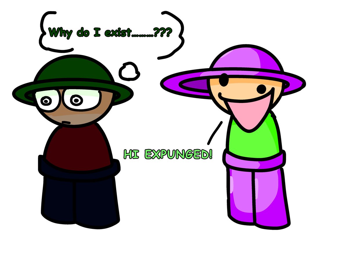 AdrianPCman64's tweet photo. Expunged and his minion
Btw this is based off of rapparep’s old drawings #daveandbambi https://t.co/JAxVG1pjnb