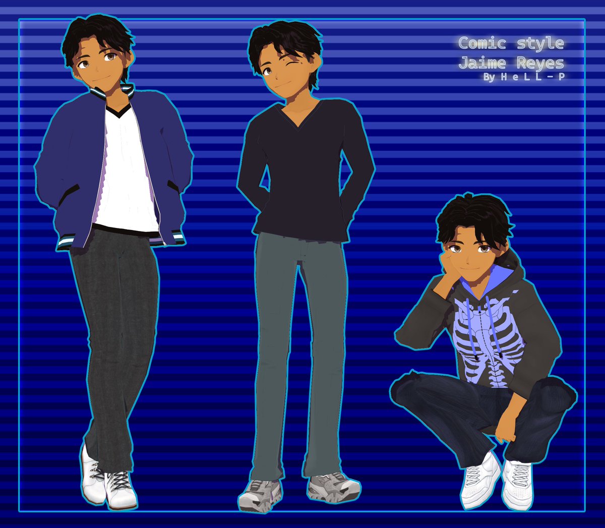 oHeLLPo's tweet photo. My baby is here!!! I know, I know, he's not perfect. But it's fine for me. We all know YJ hair style was the worst for Jaime so who cares if I changed it~

Credits:
Comics style https://t.co/qhY3OMkWqd
YJ style https://t.co/67DidCR3ja https://t.co/4jUvhKB2Sd
