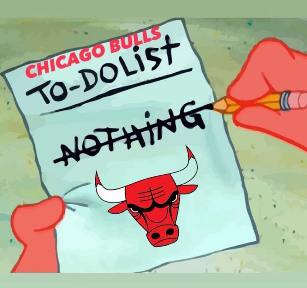 The continuity of mediocrity! 30 months without a single trade. Being a Chicago Bulls die-hard fan sucks sometimes. 

#bulls #BullsNation #NBA #TradeDeadline