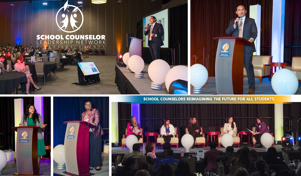 This morning I welcomed 500 #RivCo TK-12th grade counselors to the Spring School Counselor Leadership Network event. Their role in supporting Ss along their educational journey to #CollegeandCareerReadiness is crucial. TY for your dedication to student success for all! #SCLN2024