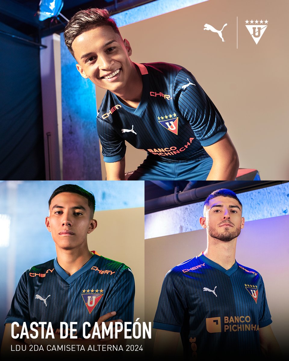 ¡Eterno campeón, el Rey ha llegado! <a href="/LDU_Oficial/">LDU Oficial</a>  Away Kit 2 2024 #CastaDeCampeón👑