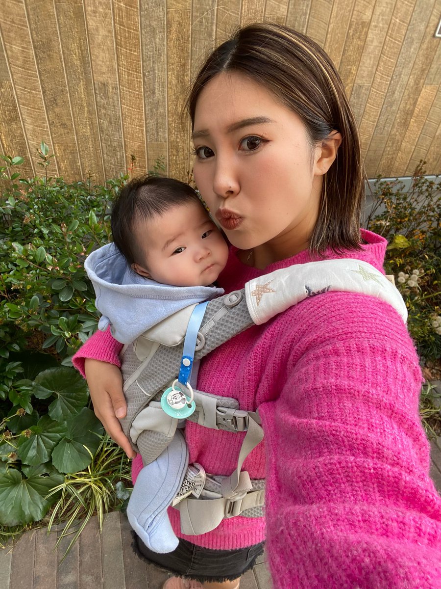 yukanko58's tweet photo. 最近のｵｲﾗ👶🏽🤎カラーニットが可愛いちゅギルんだ❗️ https://t.co/5xl97fyfIl