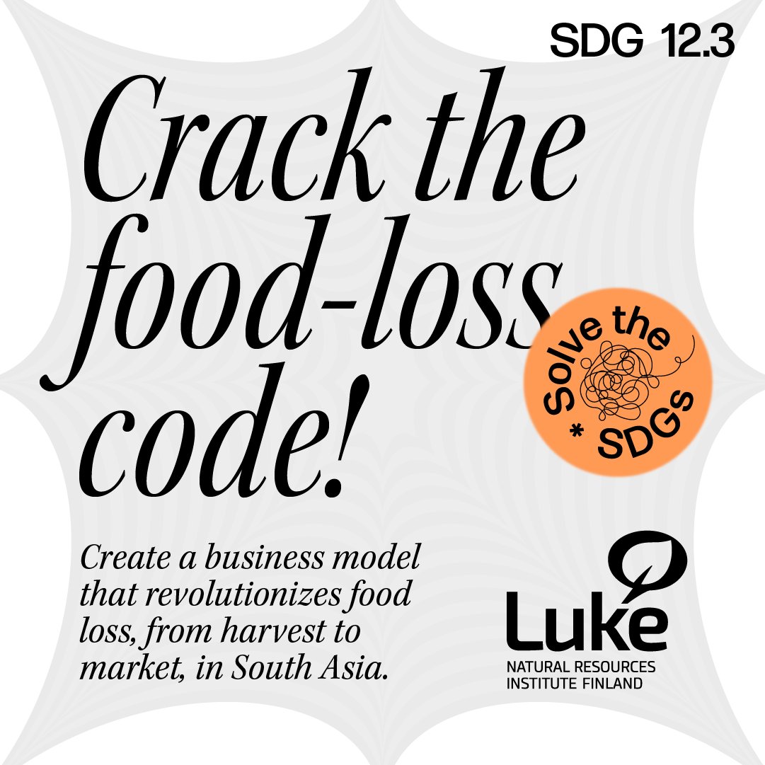 Junction (@hackjunction) on Twitter photo 🍽️1.3bn tons of food are wasted every year, costing $940bn globally. Make a difference by joining <a href="/LukeFinland/">Luonnonvarakeskus</a> in cracking the food-loss code!🌱Let's innovate for a sustainable South Asian food landscape & tackle <a href="/UN/">United Nations</a>'s SDG 12👉solvethesdgs.com #FoodLoss #LukeSolutions 🍽️1.3bn tons of food are wasted every year, costing $940bn globally. Make a difference by joining <a href="/LukeFinland/">Luonnonvarakeskus</a> in cracking the food-loss code!🌱Let's innovate for a sustainable South Asian food landscape & tackle <a href="/UN/">United Nations</a>'s SDG 12👉solvethesdgs.com #FoodLoss #LukeSolutions