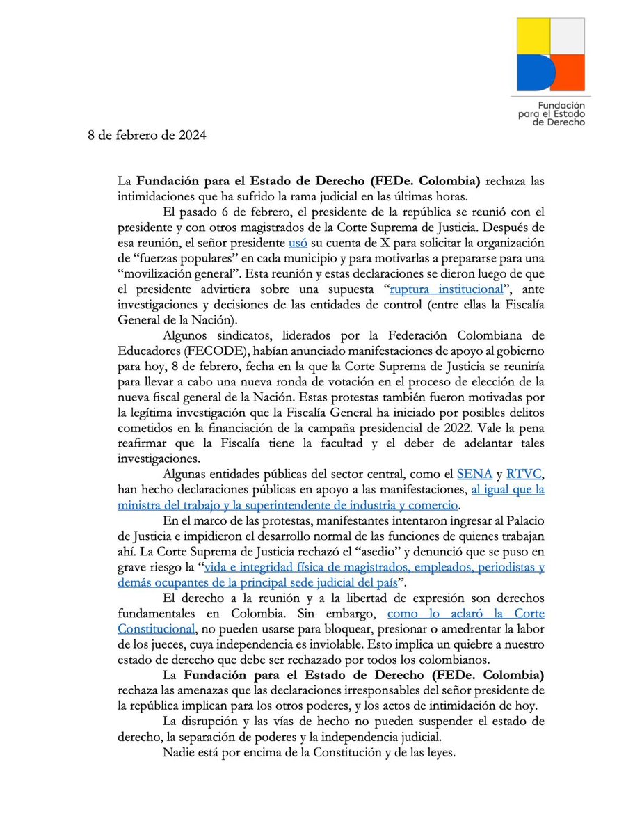 FEDe. Colombia tweet media