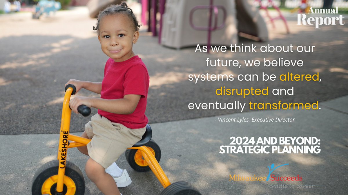 Join us on the road to #systemstransformation! We’re gearing up to disrupt the status quo and create some real change in Milwaukee. milwaukeesucceeds.org/blog/2024-and-…