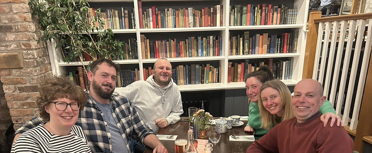 emmaclarehewitt's tweet photo. Old team get together!
Best team ever!
π₯° #Architect #Chester #workpeeps https://t.co/mb0Uss9htk