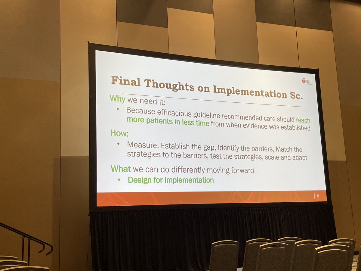 Dr Alberts & @jpbettger hold a workshop on implementation science: STRATEGIES to adopt and integrate the EVIDENCE-BASED interventions we find at this conference. Let's fill in the magic box of implementation. Trials should be designed to study implem. strategy/efficacy #ISC24