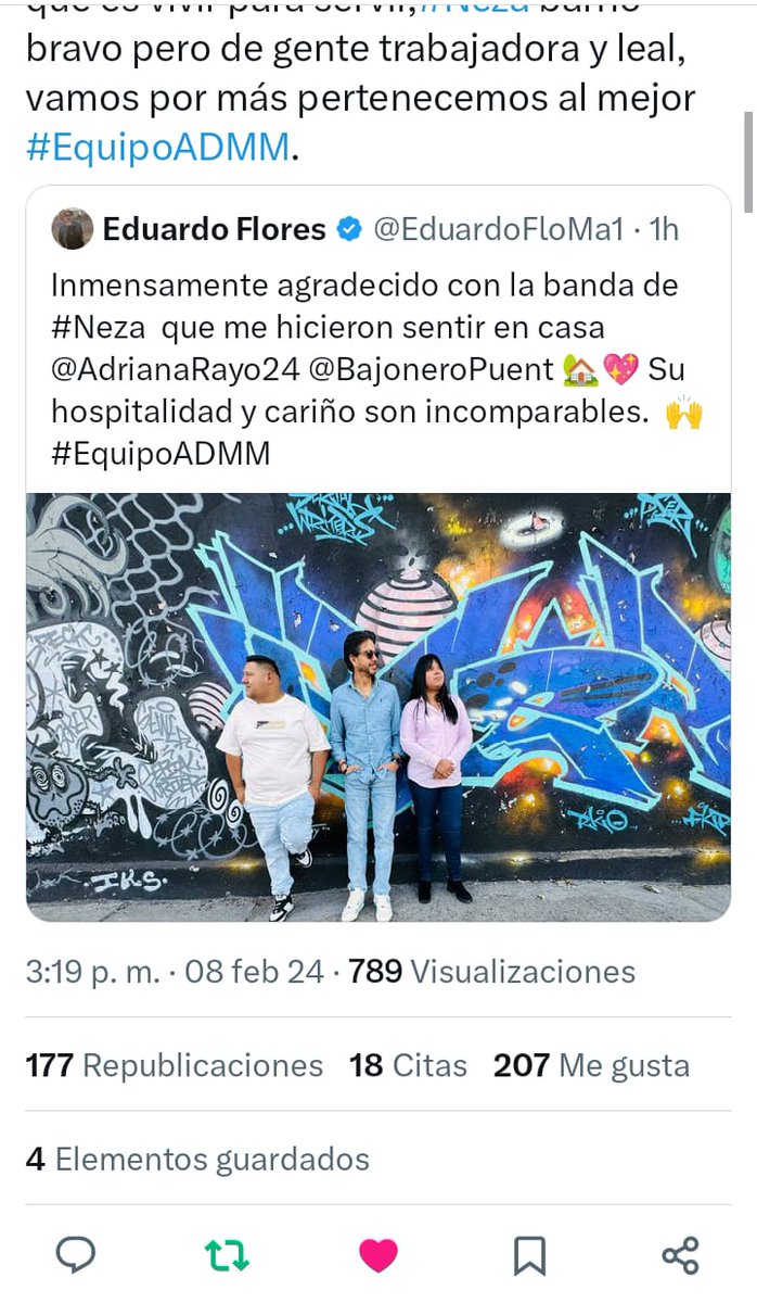 #Neza  gente leal y comprometida                       #EquipoADMM el mejor equipo