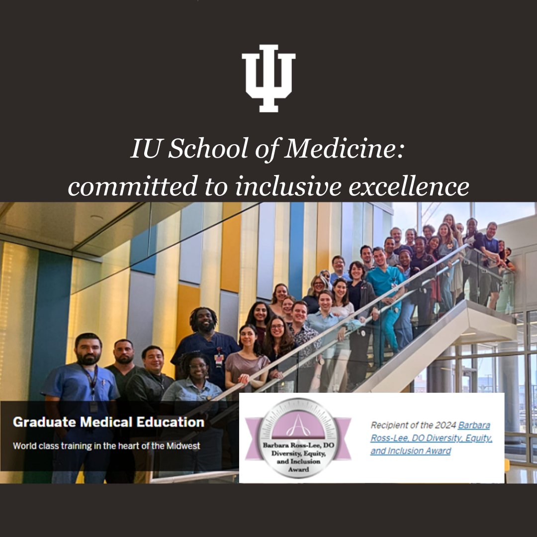 IU School of Medicine GME tweet media