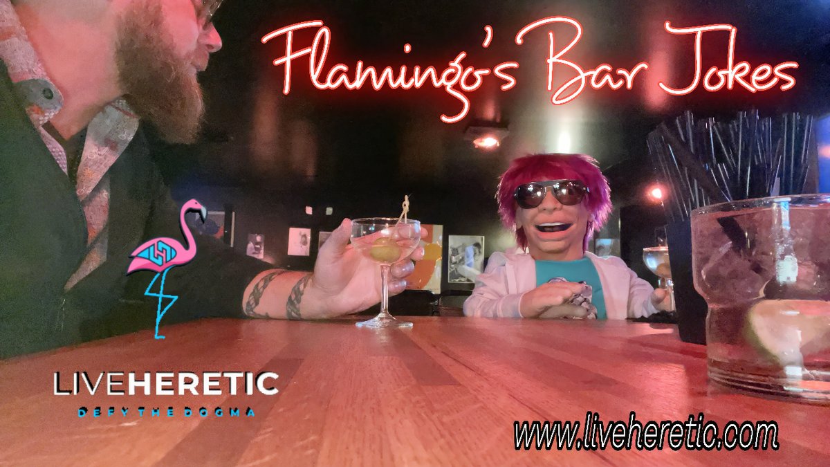 The dinosaurs looked at Chuck Norris the wrong way once. You know what happened to them.
#barjokes #flamingoandlightning 🦩⚡ #liveheretic #comedyradio