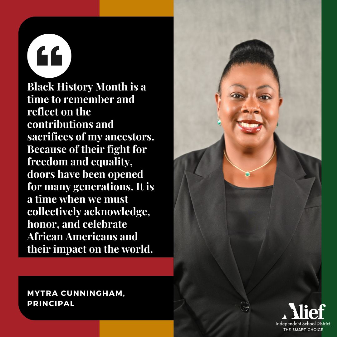 Celebrating our phenomenal <a href="/ExplorersCol/">Collins Elementary</a> Principal this #BlackHistoryMonth! Driven by a passion for education, she proudly holds a doctorate in curriculum and instruction, inspiring excellence in every student. Join us in honoring her dedication and leadership! #WeAreAlief