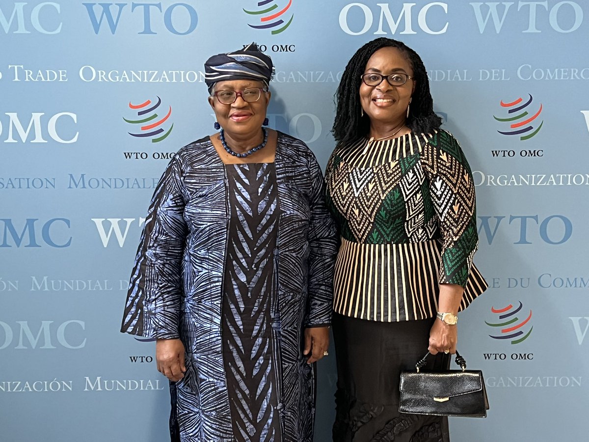 askdoctorify's tweet photo. Such a wonderful day spent in Geneva, Switzerland, with the amazing Director General of World Trade Organisation, @NOIweala. Looking forward to more engagements on the issues around industrialisation, trade and public health. https://t.co/Ar1df1VkzC