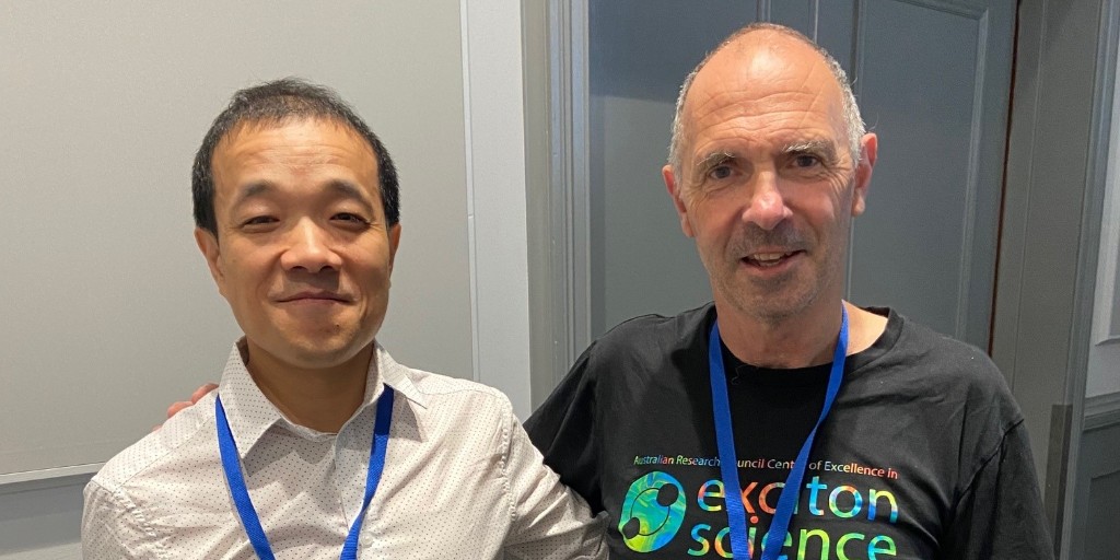 Paul Mulvaney (@paulm_acex) on Twitter photo Great to see Prof Wenlong Cheng of <a href="/Sydney_Uni/">University of Sydney</a> at ACIS 2024 in Terrigal this week.
<a href="/Colloids_AusNZ/">Australasian Colloids and Interface Society</a> #excitonscience Great to see Prof Wenlong Cheng of <a href="/Sydney_Uni/">University of Sydney</a> at ACIS 2024 in Terrigal this week.
<a href="/Colloids_AusNZ/">Australasian Colloids and Interface Society</a> #excitonscience