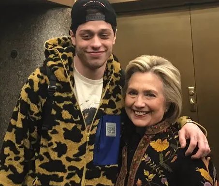 dom_lucre's tweet photo. On February 12, 2022, Kanye West made an Instagram post accusing Pete Davidson of dating Hillary Clinton. I have an inside source that claims Pete and Hillary would have sex frequently and Pete’s tattoo of Hillary Clinton was homage to their bizarre arrangement with the approval of Bill.