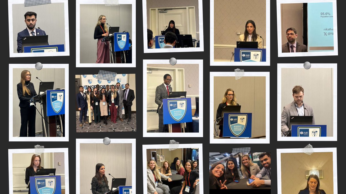 HarvardPGSSC's tweet photo. Wrapping up another enlightening conference! 💥

Grateful for #ASC2024 @AcademicSurgery for the opportunity to share our work in #GlobalSurgery 🌎💉 📊

Proud of our dedicated team for their unwavering commitment and hard work 👏

20+ projects presented &amp; the journey continues‼️ https://t.co/Wkk3qEY2Z9