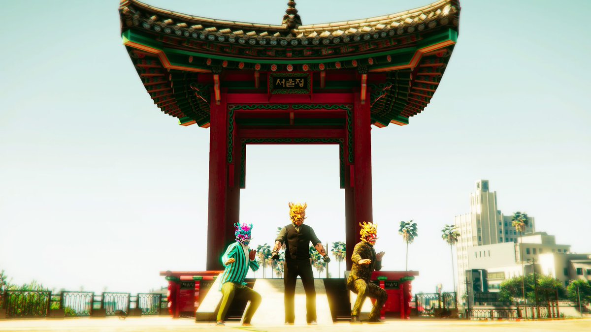 InfinityNEXUS9's tweet photo. 🐉Three types of masks🐉

#GTA5 #GTAOnline #gtaオンライン #RockstarEditor #RockstarGames https://t.co/SfzR8Q4Eo8