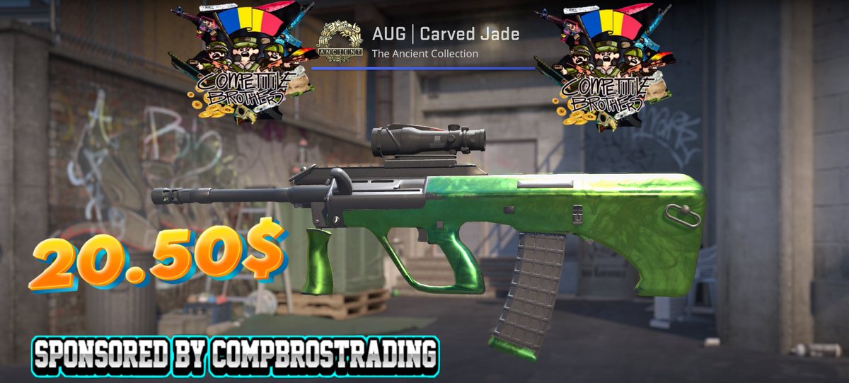 Destructum (@destructum) on Twitter photo 🔫Sponsored by <a href="/CompBrosTrading/">CompBrosTrading</a> 🔫
👉Aug Carved Jade (20.50$)
✅Follow <a href="/CompBrosTrading/">CompBrosTrading</a>
☑️Retweet and tag friend(s)
🎁He's giving away 1000$ + Every fr3aking weeks fam don't sleep on it !
⏰Rolling in 5 Days
#CS2 #CSGOGiveaway #csgoskins 🔫Sponsored by <a href="/CompBrosTrading/">CompBrosTrading</a> 🔫
👉Aug Carved Jade (20.50$)
✅Follow <a href="/CompBrosTrading/">CompBrosTrading</a>
☑️Retweet and tag friend(s)
🎁He's giving away 1000$ + Every fr3aking weeks fam don't sleep on it !
⏰Rolling in 5 Days
#CS2 #CSGOGiveaway #csgoskins