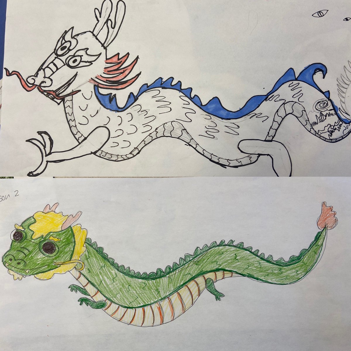 Happy Lunar New Year! Dragons by Sir Robert Borden Junior High students. <a href="/HRCE_NS/">Halifax Regional Centre for Education</a> <a href="/HRCEFineArts/">HRCEFineArts</a>