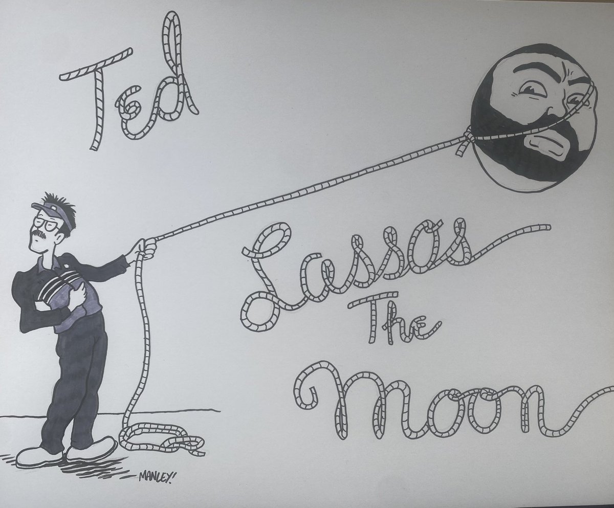 onairc's tweet photo. Ok. Gonna share my wife’s B-day gift because she said I should. @brettgoldstein and @jasonsudeikis. My wife insisted I tag you in this. We both love @TedLasso and #itsawonderfullife. So, I combined the two things we love most, (besides each other) and had this made! https://t.co/VOhuaxCVQx