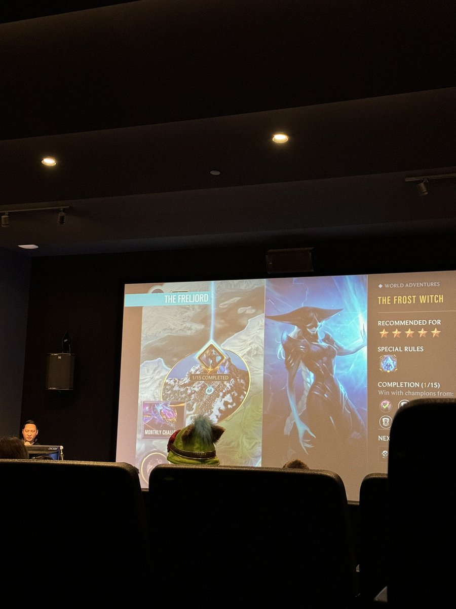 Getting some sneak peeks on what’s upcoming 👀 the invited guests are NDA’d until after the event, but they’ll never see it coming from main…