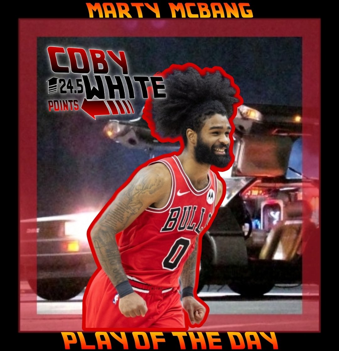 McBang85's tweet photo. Coby White  over 24.5 points my play of the day. Let's make it two in a row! https://t.co/ZD9nwLpj89