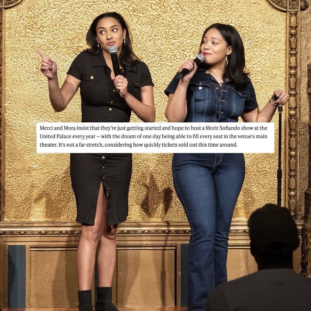 Uptowncollectiv's tweet photo. We about to make history againβ¦ #ClickLinkBelow to be in the building!!! π©π΄π©π΄π©π΄
#Repost @morirsonandocomedy
Thank you @Cup_of_Johanna / @POPSUGAR for this AMAZING write-up of Novemberβs #MorirSoΓ±ando comedy show for the @nycomedyfest.
Get TIX: https://t.co/9oVh1jN702 https://t.co/5paug8KqYl