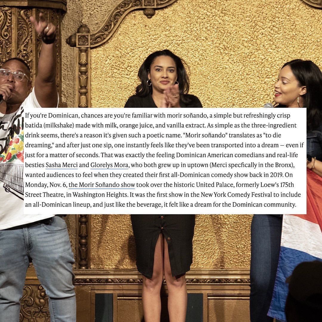Uptowncollectiv's tweet photo. We about to make history againβ¦ #ClickLinkBelow to be in the building!!! π©π΄π©π΄π©π΄
#Repost @morirsonandocomedy
Thank you @Cup_of_Johanna / @POPSUGAR for this AMAZING write-up of Novemberβs #MorirSoΓ±ando comedy show for the @nycomedyfest.
Get TIX: https://t.co/9oVh1jN702 https://t.co/5paug8KqYl
