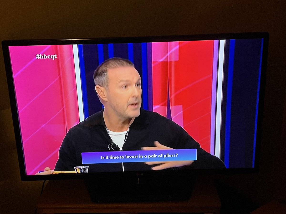 Oh my word on @bbcquestiomtime it’s very obvious that @PaddyMcGuinness knows more about dentistry than all the rest of the panel.