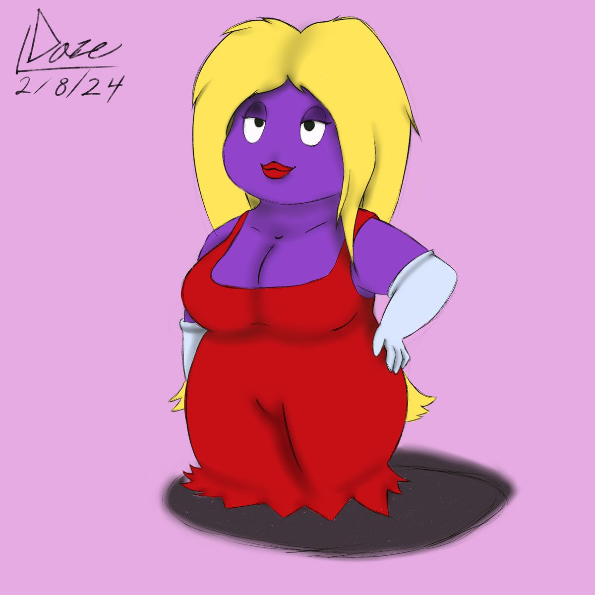caffeine_daze's tweet photo. Here's a short Jynx, cause i think they are kinda pretty. I may or may not have been inspired to draw one from McNasty 's work over on FA, big fan. https://t.co/ikYMyWbha5