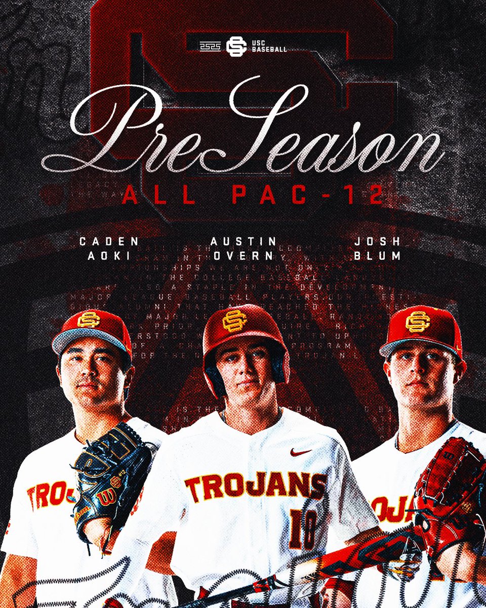A trio of Trojans on the Preseason All-Pac-12 list ✌️ Full release: pac-12.com/article/2024/0…