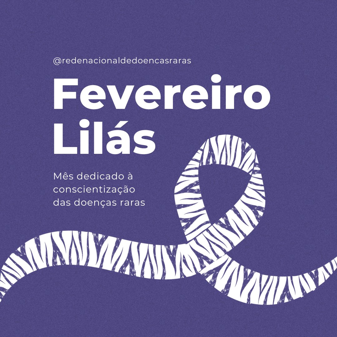 rarasrede's tweet photo. 🗓️ Fevereiro é reconhecido mundialmente como mês de conscientização sobre as doenças raras!

🧬 Continue acompanhando a Rede Nacional de Doenças Raras para entender mais sobre este universo.

#doencasraras #rarediseaseday #fevereirolilas https://t.co/etmX1eGF8L