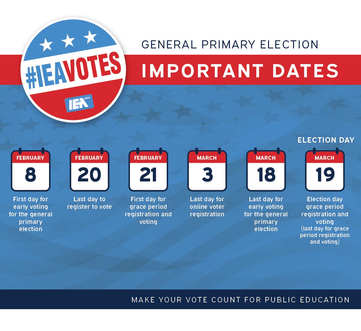 ieanea's tweet image. Early voting begins TODAY in Illinois. It takes less than a minute to see if you are registered to vote: ova.elections.il.gov/RegistrationLo…